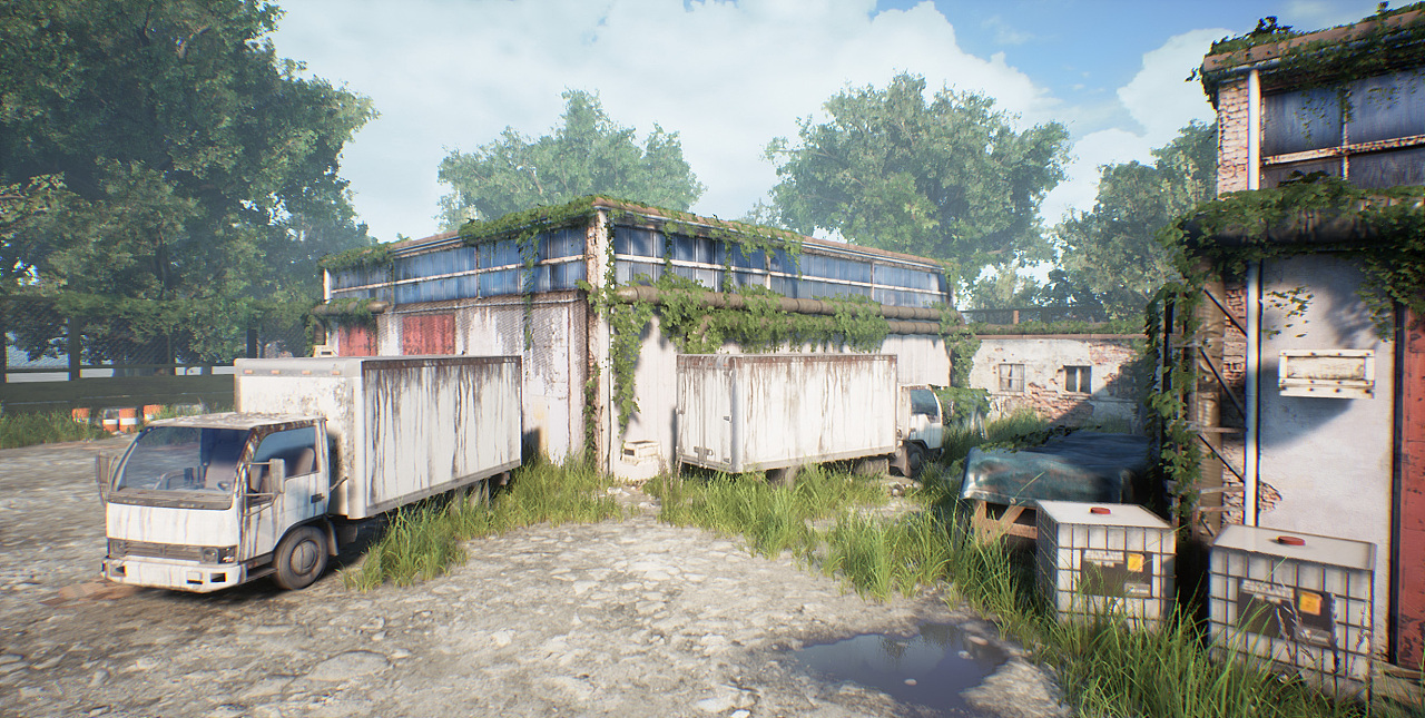 废弃工厂|三维|场景|芝士煎饺 - 原创作品 - 站酷 (zcool)