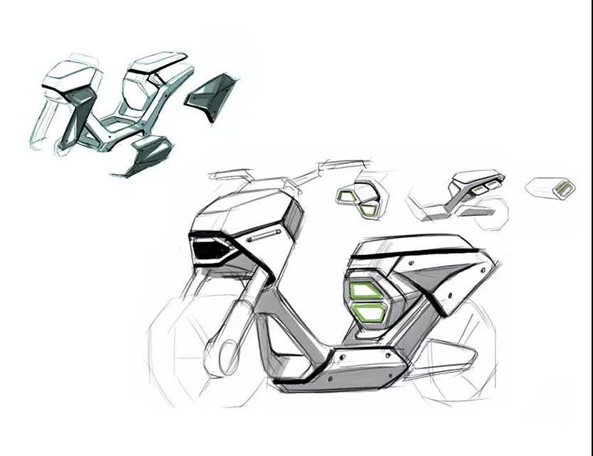 智酷极客雅迪x3电动车设计