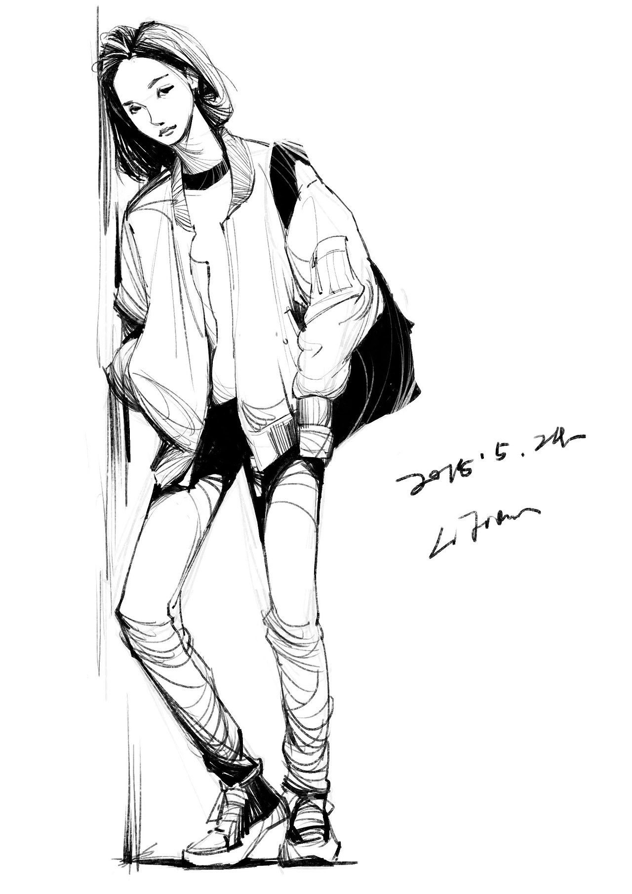 晨练第四周（图ZMTE2MzgwMDI4） - 绘画 - 站酷设计师半岛酒徒原创素材 - 站酷ZCOOL