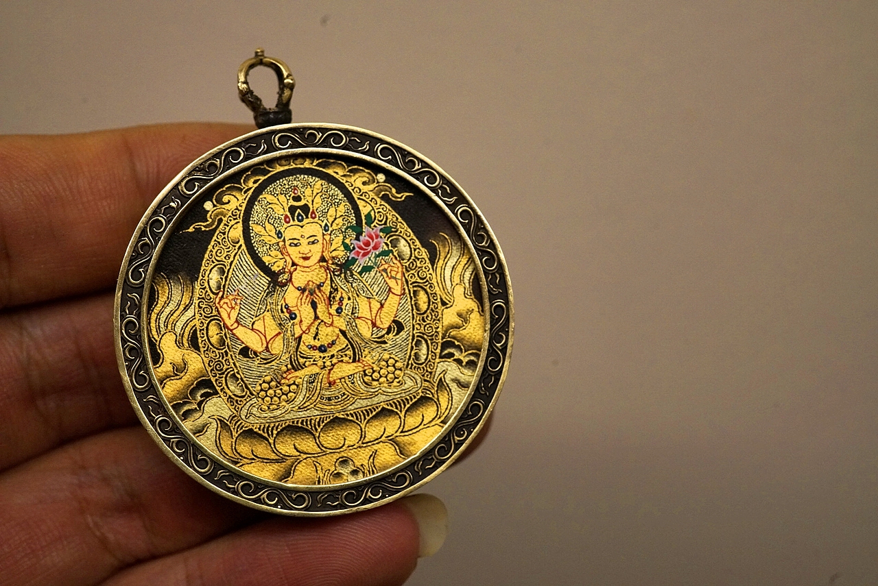 为收藏级的随身唐卡画心，带来最好的外壳搭配（图ZMTkyOTkwODMy） - 工艺品设计 - 站酷设计师梵物艺术原创素材 - 站酷ZCOOL