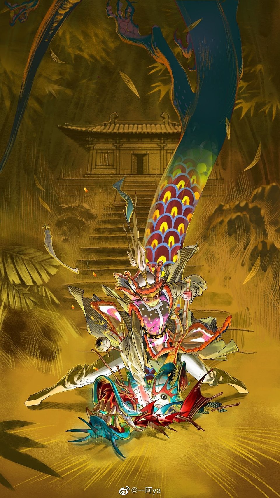 南禅寺大殿第二弹|插画|艺术插画|_aya - 原创作品 - 站酷 (zcool)