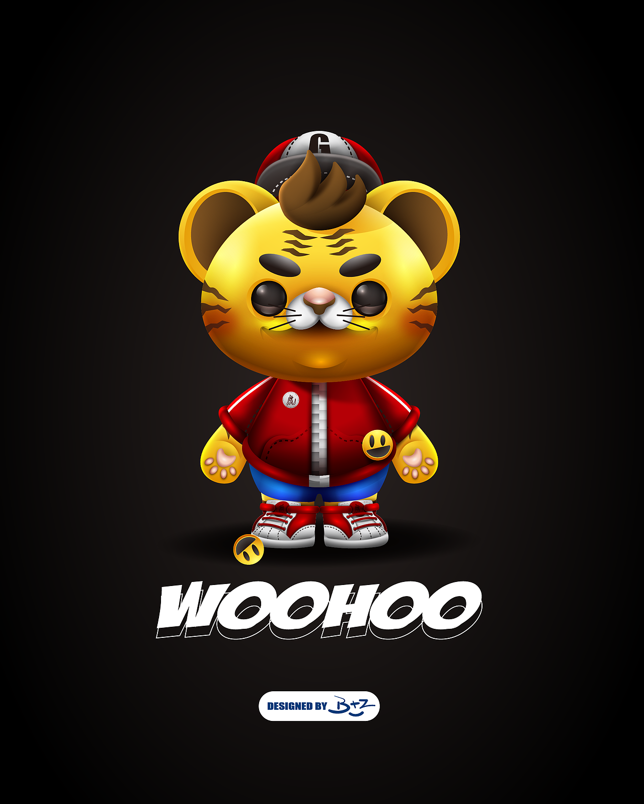 woohoo小老虎ip设计|平面|ip形象|bz贰柒_原创作品-站酷zcool