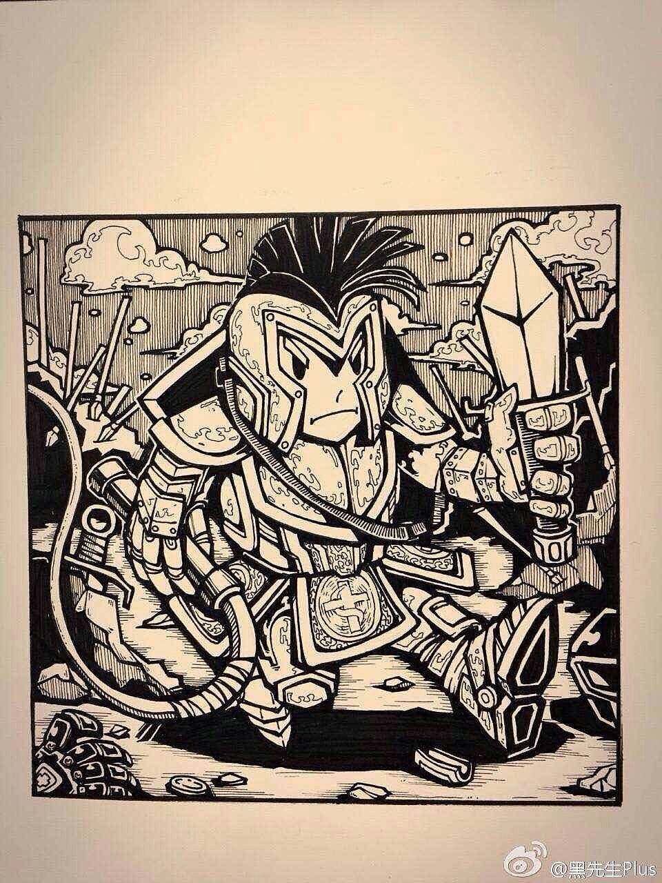 黑白装饰画（图ZNTY2MzE4MDg=） - 艺术插画 - 站酷设计师冬设计原创素材 - 站酷ZCOOL