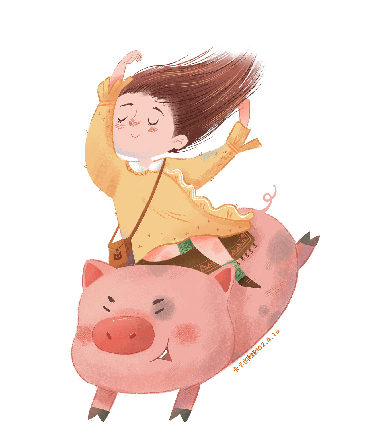 2-5月份部分插画总结（图ZMjA3ODYwNTA4） - 儿童插画 - 站酷设计师卡卡的糖朝原创素材 - 站酷ZCOOL