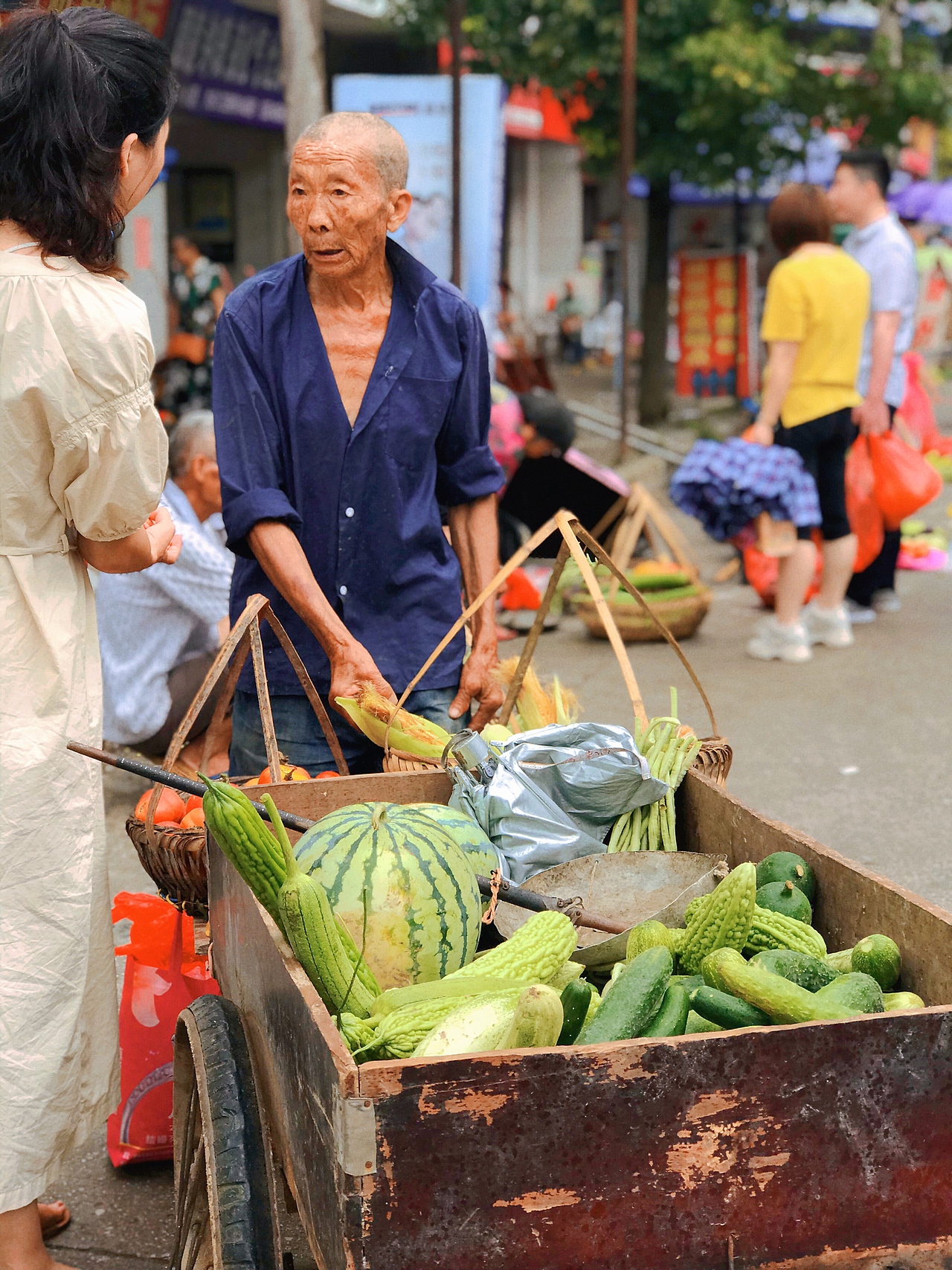 赶集#集市#土特产