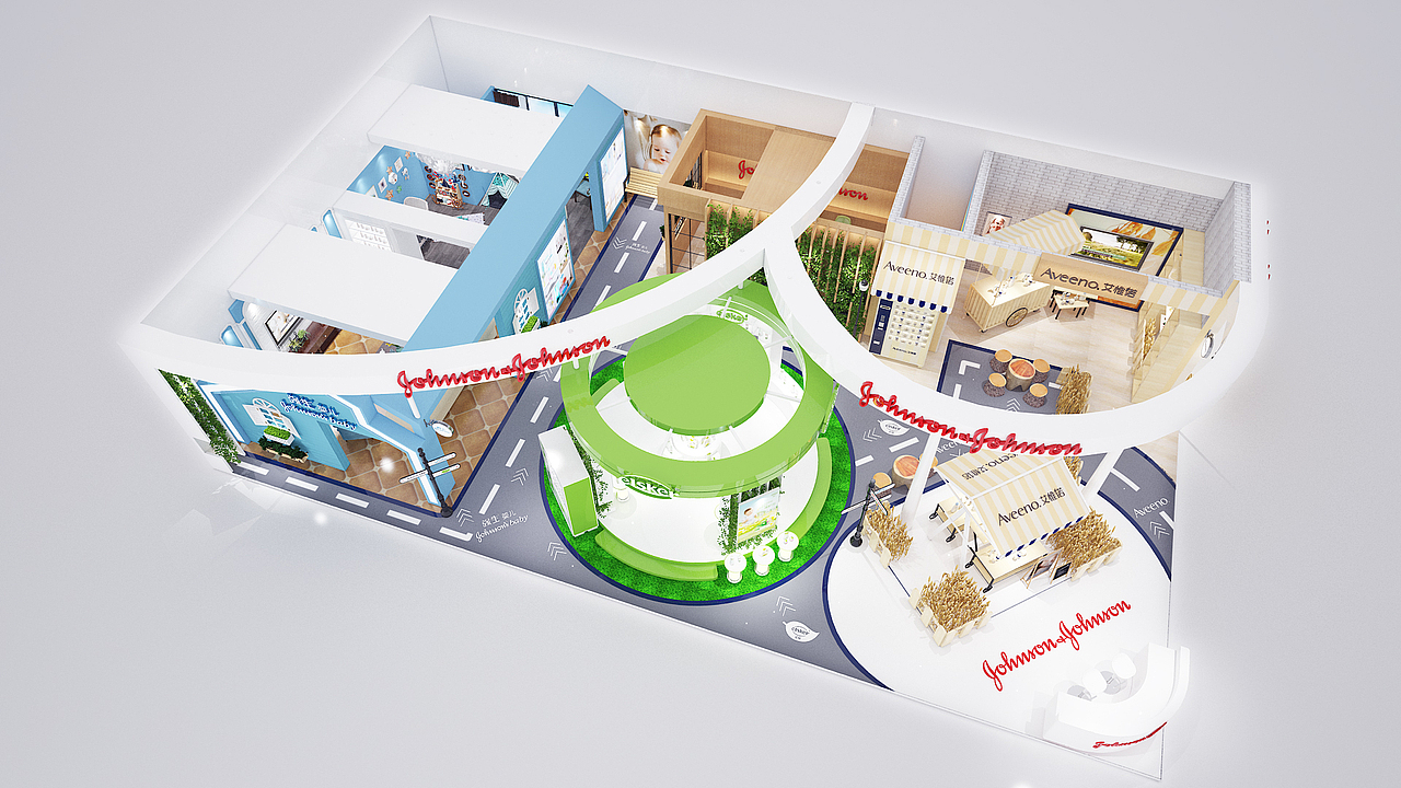 强生CBME展台（图ZMTU5NTM4NDM2） - 展陈设计 - 站酷设计师kiddkong1986原创素材 - 站酷ZCOOL