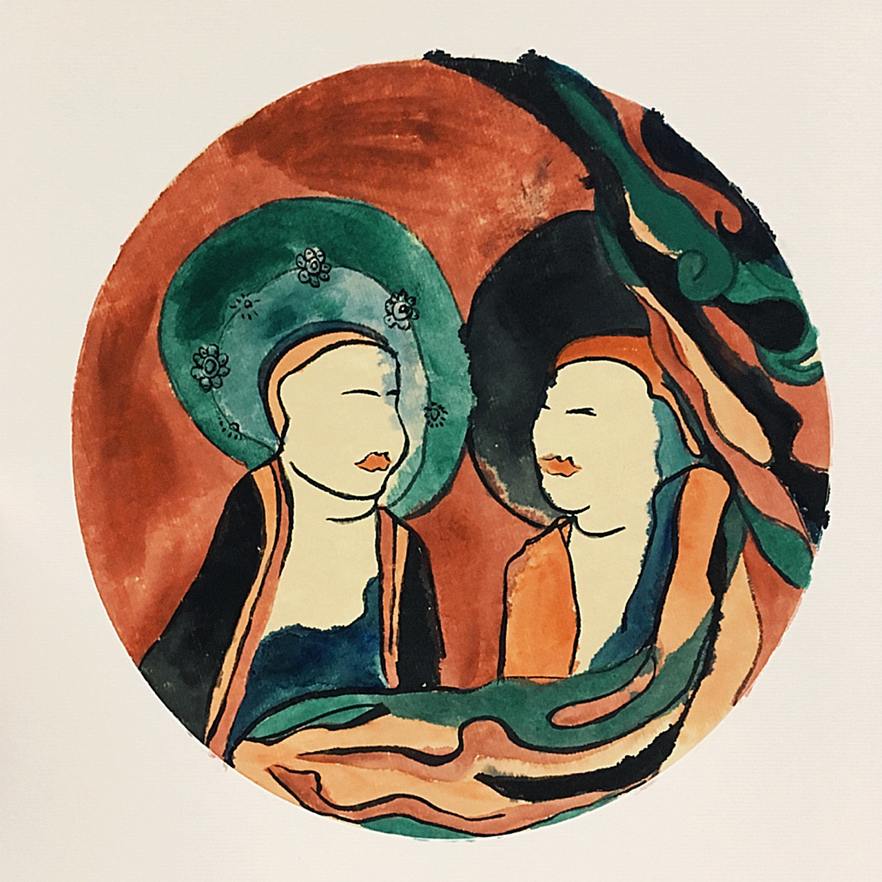 今日水墨 （一）（图ZMTM0NDY3MDUy） - 绘画 - 站酷设计师米亚666原创素材 - 站酷ZCOOL