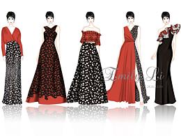 趣味波點(diǎn)-禮服