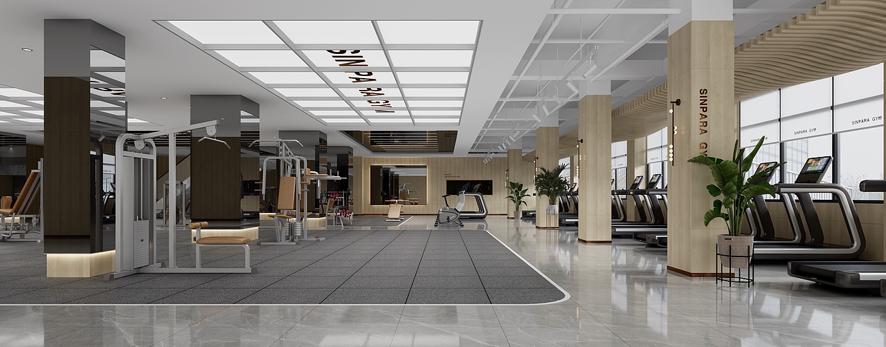 健身房（图ZMjU2Nzg3NzQ0） - 商业空间设计 - 站酷设计师二零四六DESIGN原创素材 - 站酷ZCOOL