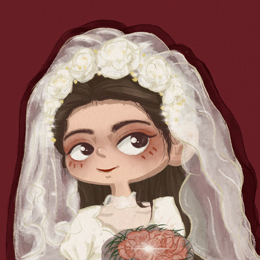 手绘~另类复古婚纱照
