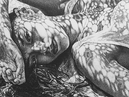 王劲松钢笔画
