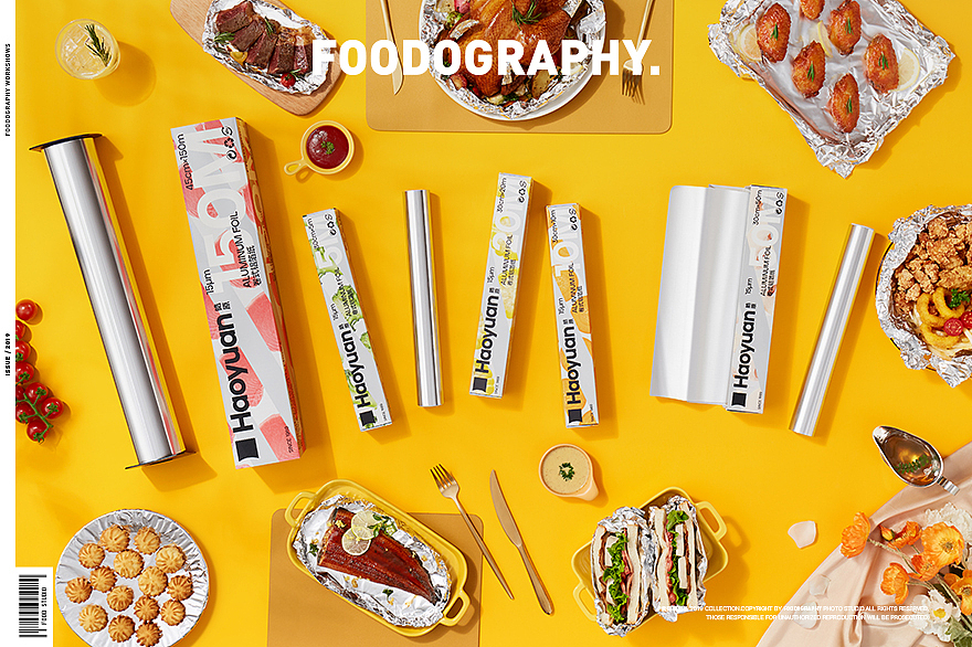 电商摄影 | 皓原食品级铝箔纸 ✖ foodography