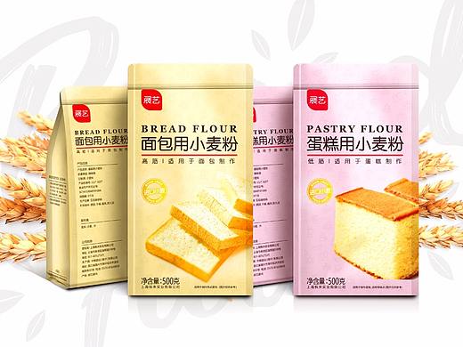 展艺低筋粉高筋粉蛋糕粉面包粉面粉袋食品包装袋
