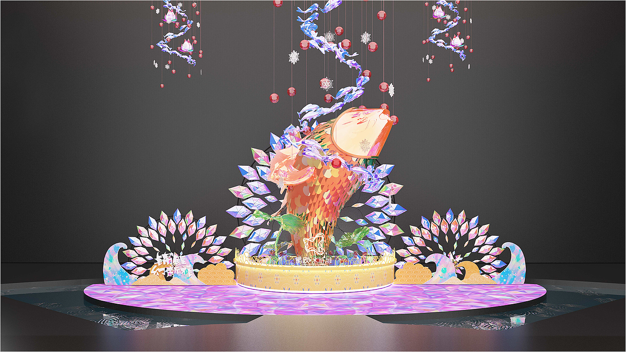 锦鲤美陈（图ZMjA3NTM3MTMy） - 其他三维 - 站酷设计师旧画册里的猫原创素材 - 站酷ZCOOL