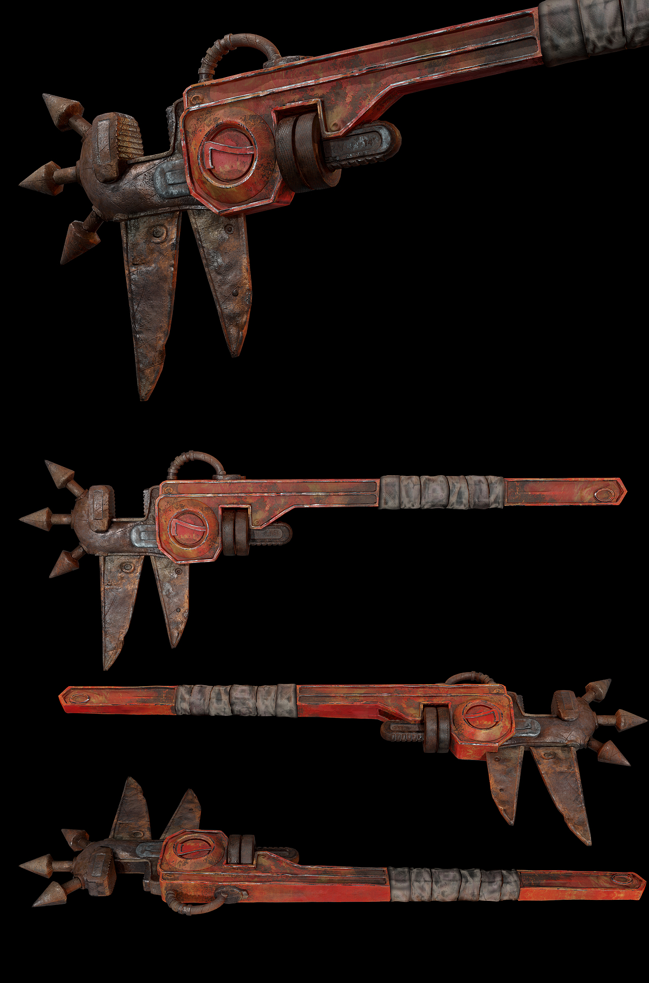 次时代游戏模型扳手