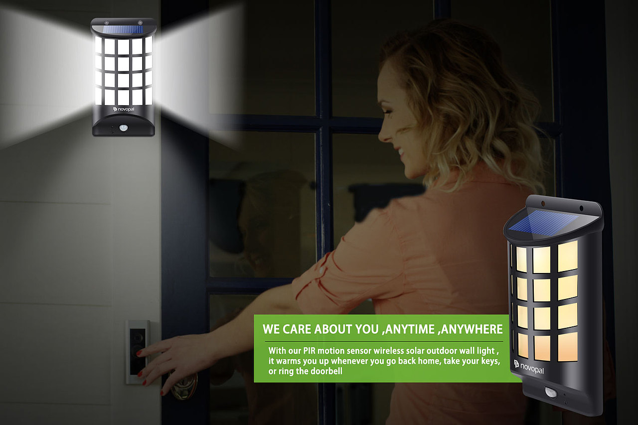 太阳能壁灯产品图