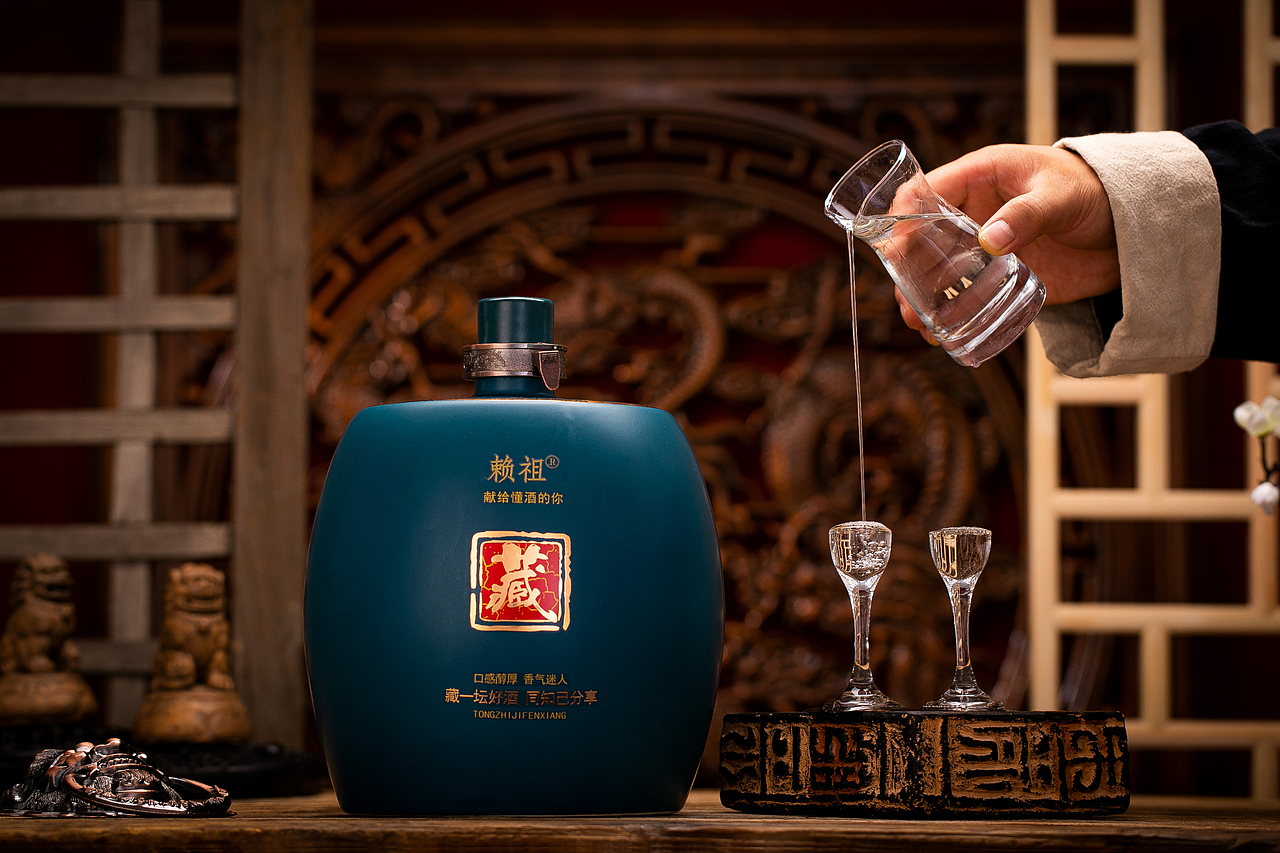 白酒拍摄