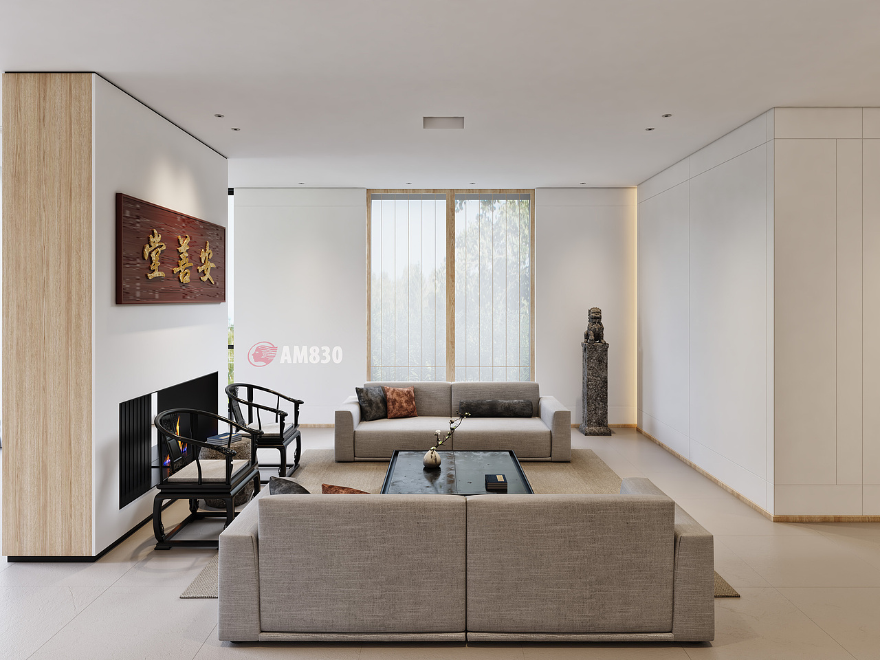 在传统与现代中找到的结合与平衡 安静简约（图ZMTg3ODYzNTA4） - 家装设计 - 站酷设计师PandaMan熊猫人原创素材 - 站酷ZCOOL