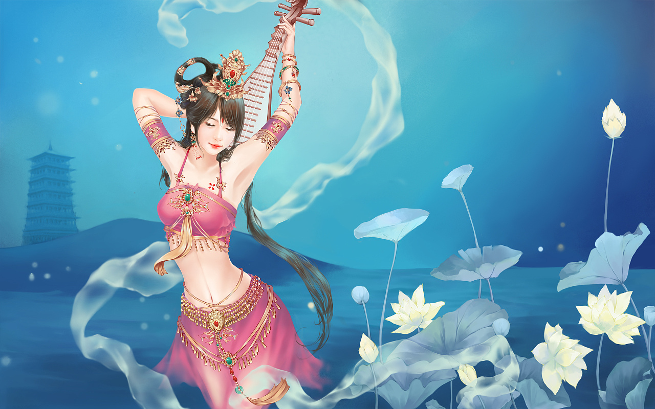 飞天|插画|创作习作|小杜菌 - 原创作品 - 站酷 (zcool)