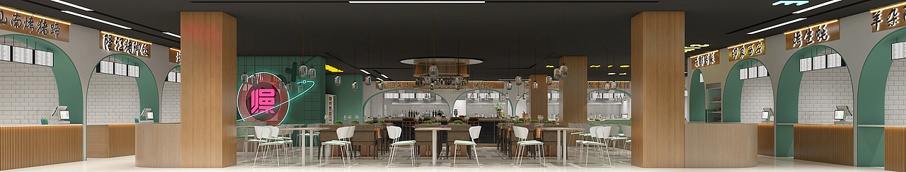 朔州市美都汇效果表现展示（图ZMjg4MDc1ODQ4） - 酒店餐饮设计 - 站酷设计师Adavisu原创素材 - 站酷ZCOOL