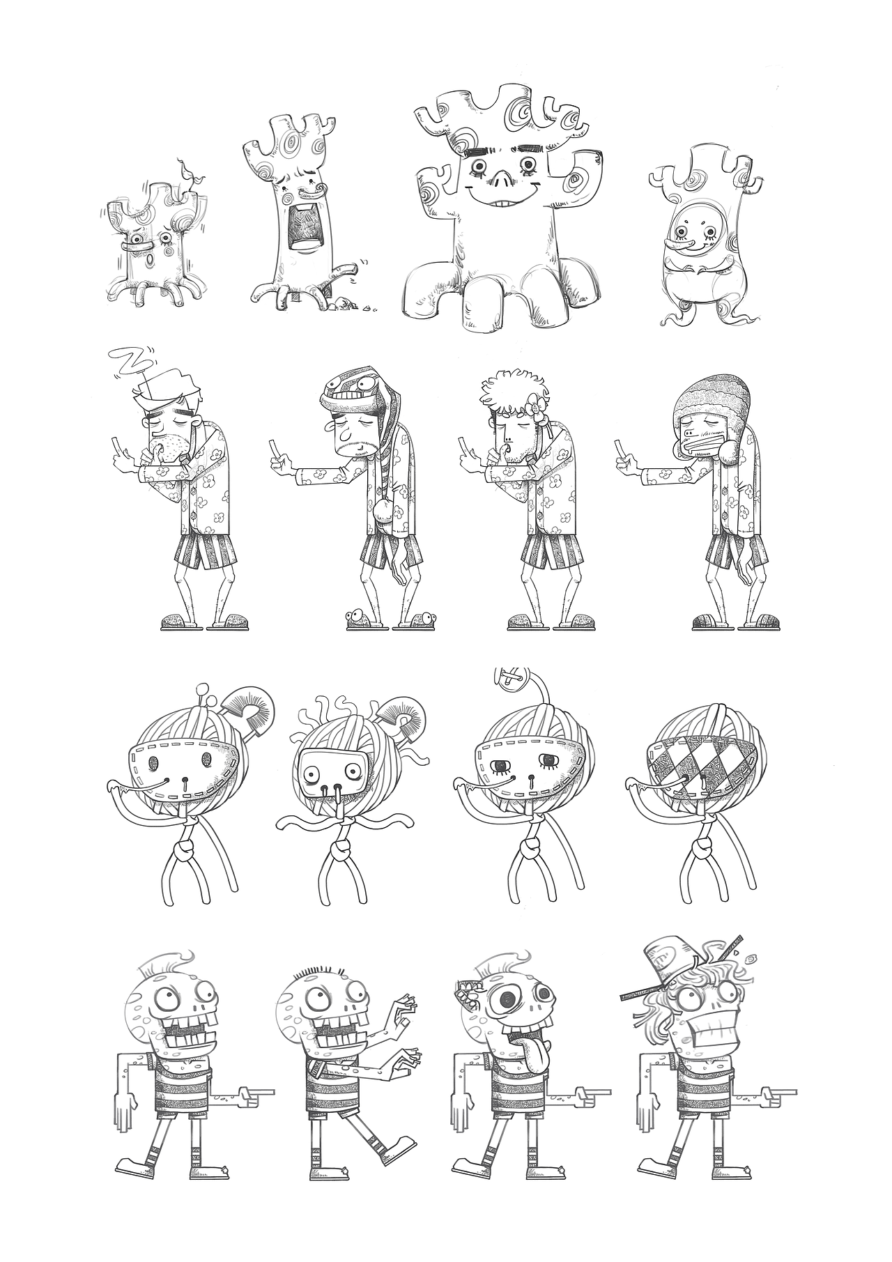 YUM YUM Star部分资料（图ZMTgyMzg2MDg=） - 游戏原画 - 站酷设计师丸子不熬夜原创素材 - 站酷ZCOOL