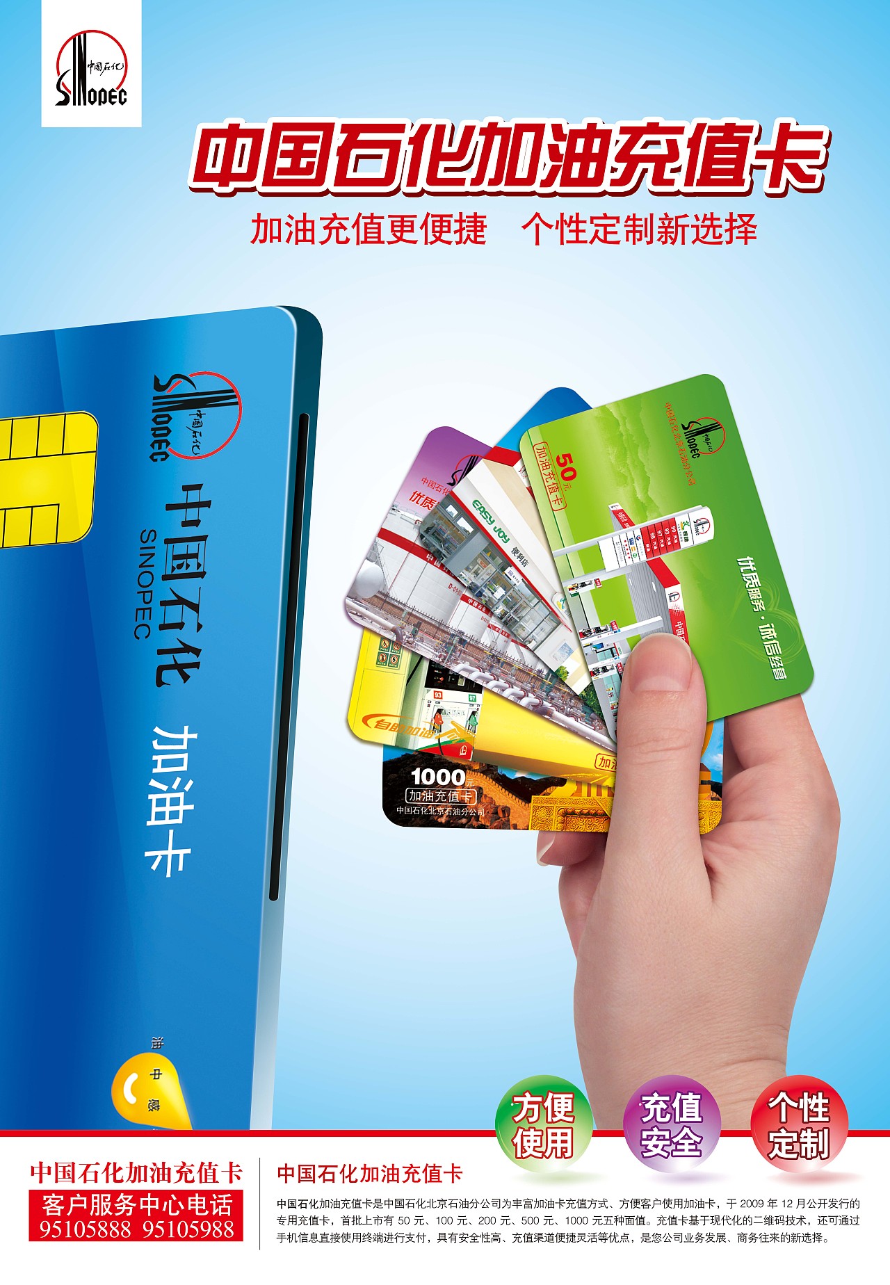中国石化加油充值卡--功能篇