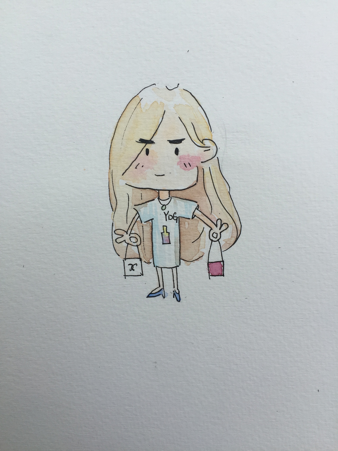 Q版小人手绘练习（图ZNTgwMTgzNjg=） - 创作习作 - 站酷设计师ROE若伊原创素材 - 站酷ZCOOL