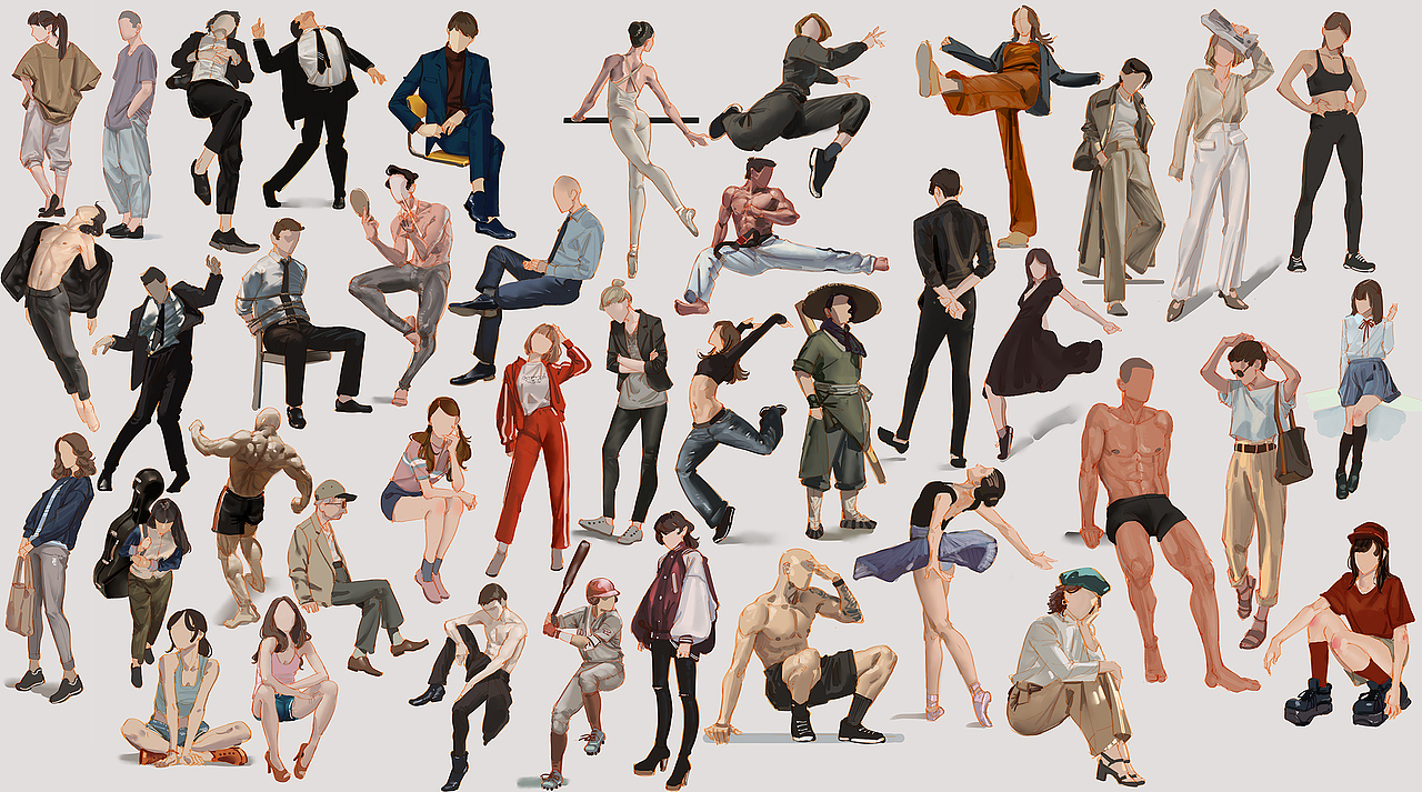 我的速写合集10（图ZMjI5MzIwMDI0） - 商业插画 - 站酷设计师Peter肖吉原创素材 - 站酷ZCOOL