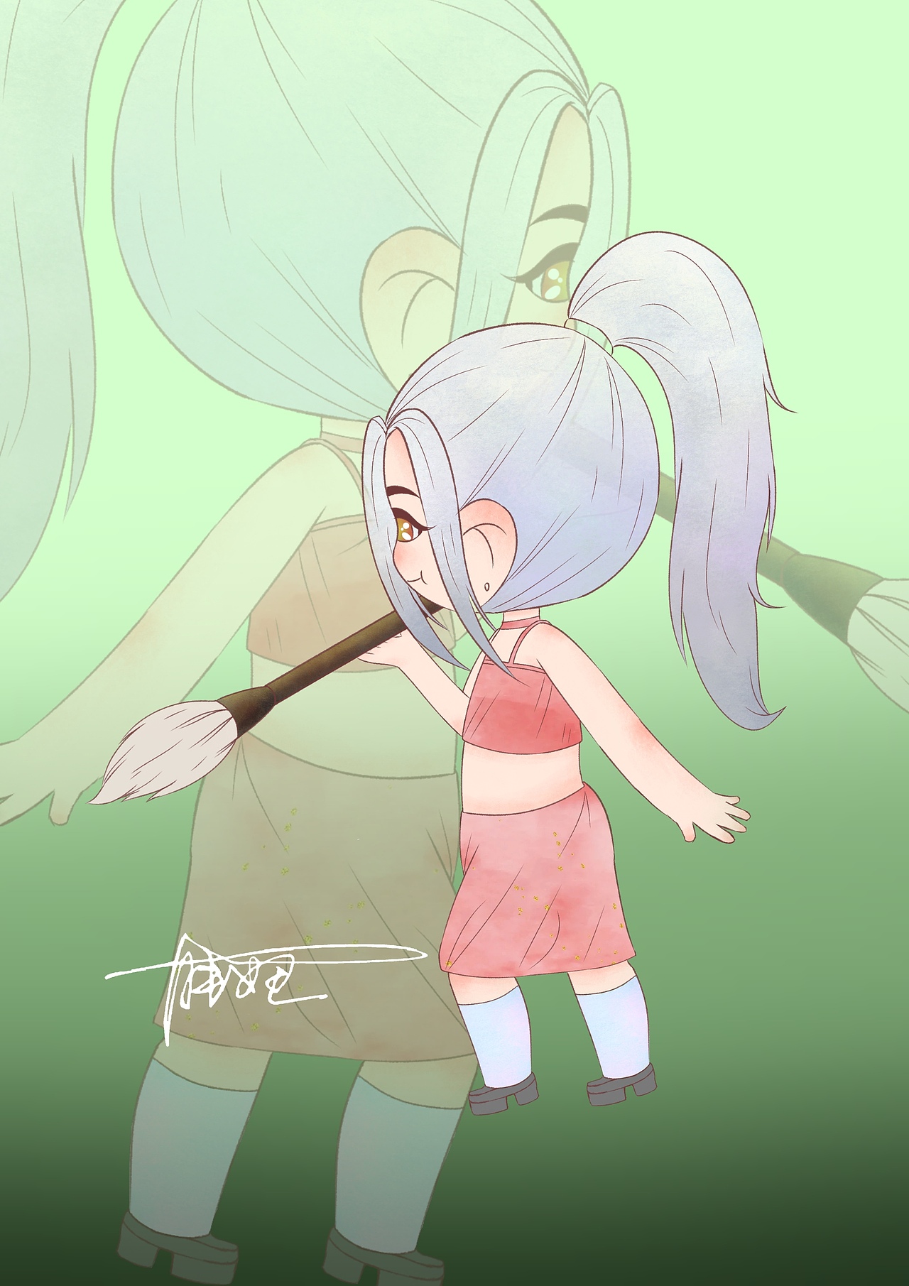 Q版可爱人物系列插画