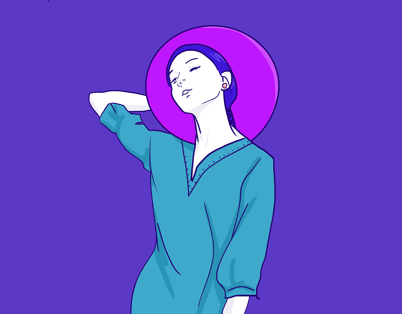 酷炫男女（图ZMTY3NDQxNTQ4） - 艺术插画 - 站酷设计师TLAHU原创素材 - 站酷ZCOOL