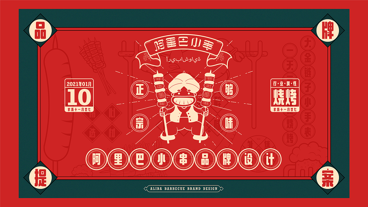 【阿里巴小串——品牌VIS·飞机稿】