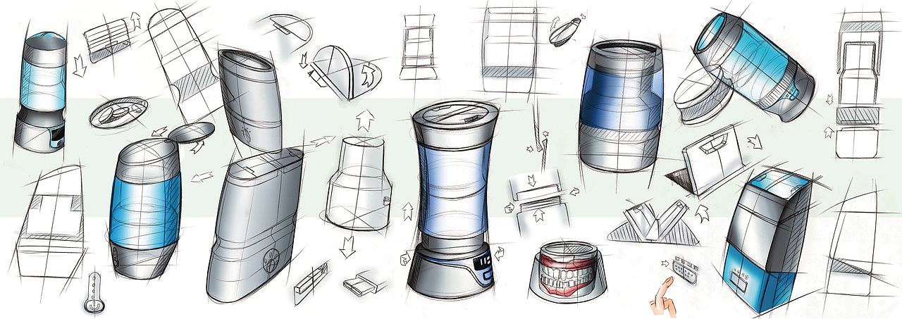 假牙清洗杯（图ZMjQ3NDQ2MTAw） - 生活用品 - 站酷设计师侵掠如火原创素材 - 站酷ZCOOL