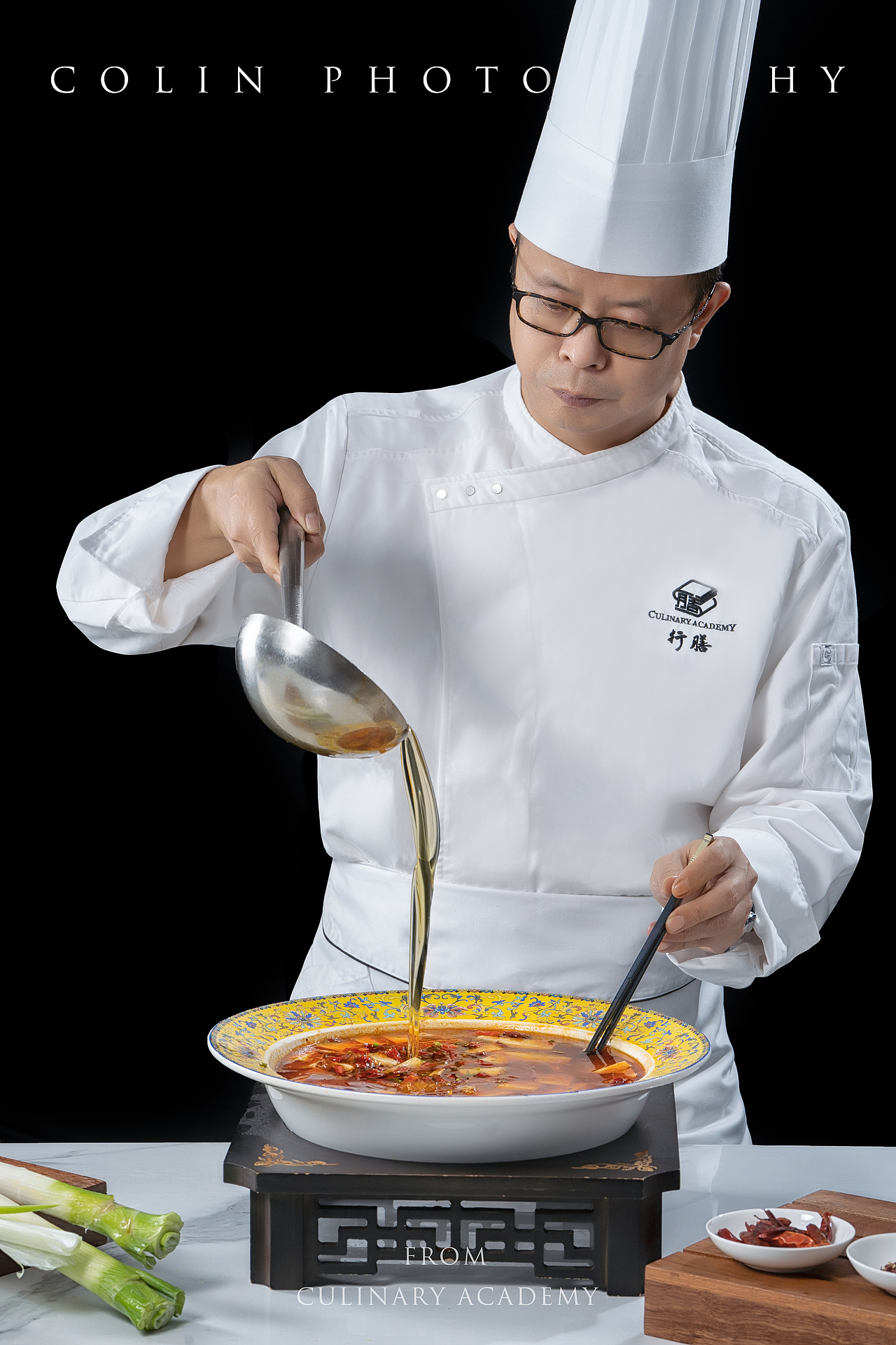 行膳餐饮研究院烹饪大师形象照一组（图ZMjY5NzEwNTQ0） - 美食摄影 - 站酷设计师绿洲城颜究所原创素材 - 站酷ZCOOL
