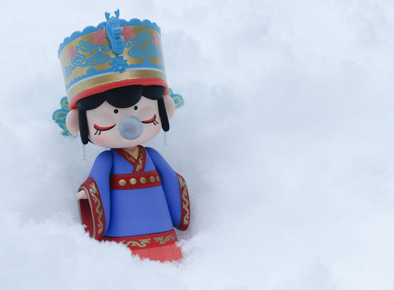 Molly的一天与一禅小和尚等盲盒场景拍摄-冬日特辑（图ZMjc2ODE1MTky） - 产品摄影 - 站酷设计师让空气飘释原创素材 - 站酷ZCOOL