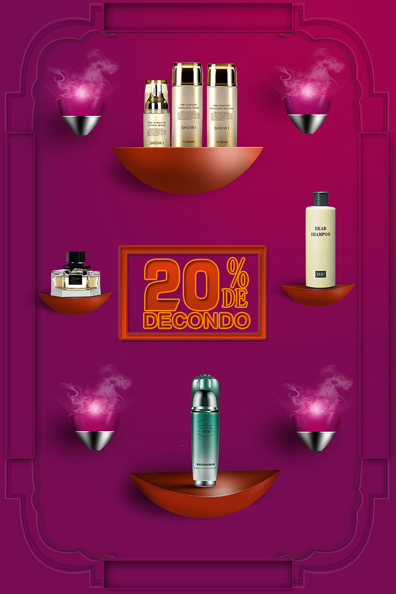 参照ps绘画海报