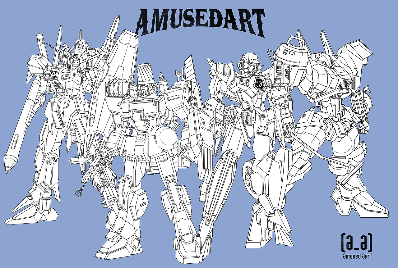 全职高达（图ZOTcwNzkyNDQ=） - 商业插画 - 站酷设计师FCCK原创素材 - 站酷ZCOOL