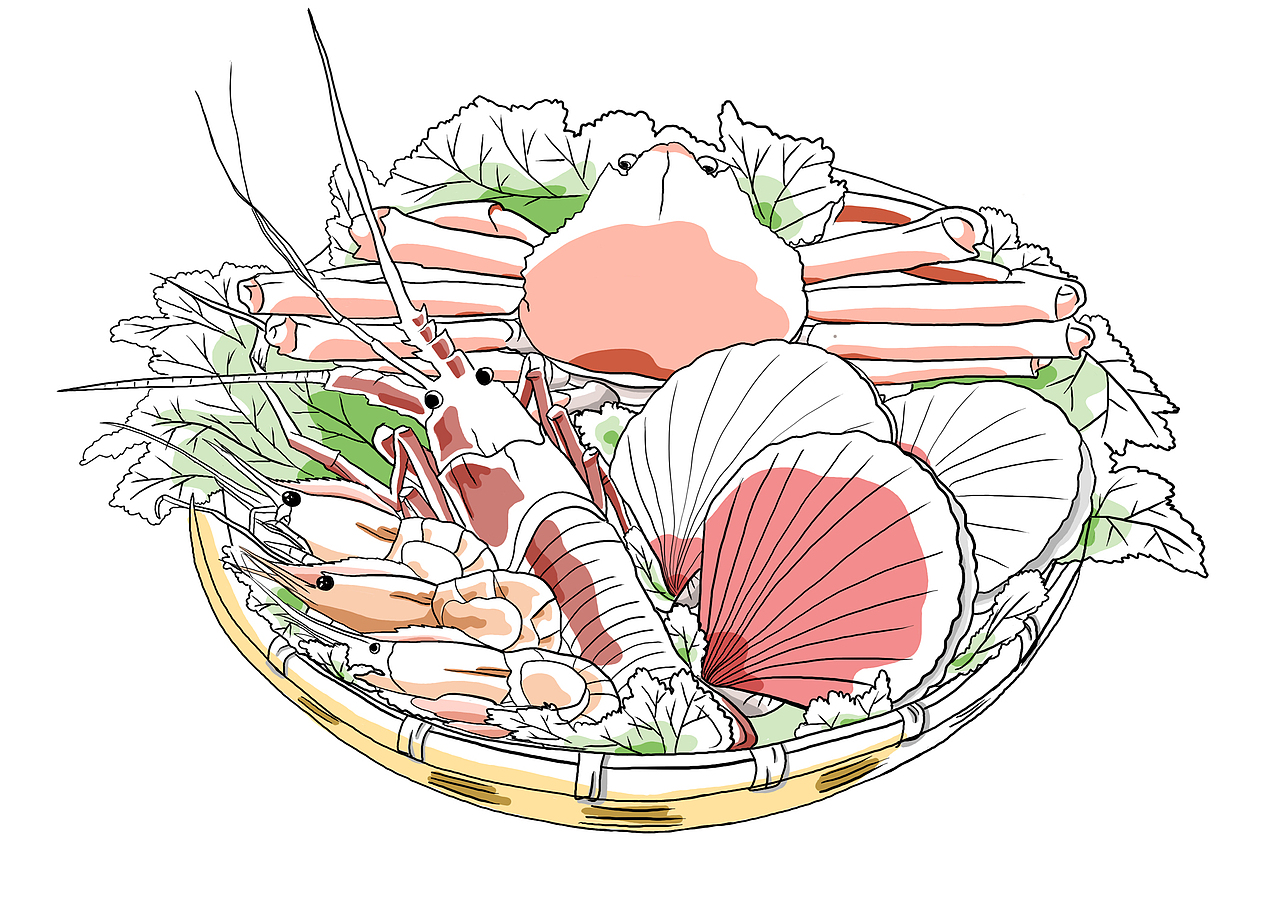 海鲜与美食的诱惑