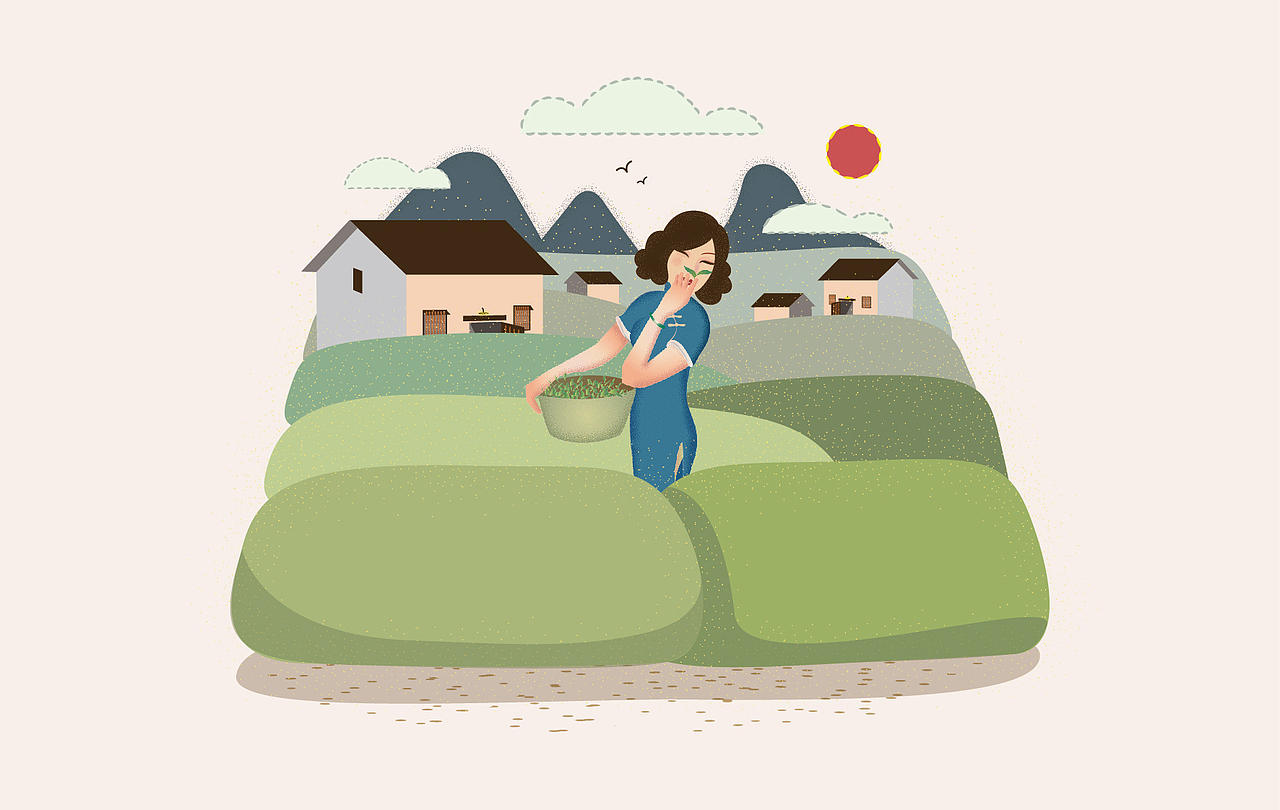 【小茶丘】插画设计（图ZOTQzNjA5NDA=） - 商业插画 - 站酷设计师芝麻品牌原创素材 - 站酷ZCOOL
