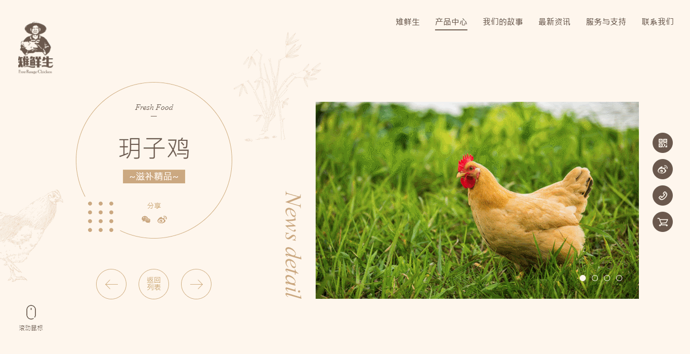 「雉鲜生」—— 赛门仕博响应式案例（图ZMTA2OTU3MDg0） - 企业官网 - 站酷设计师赛门仕博原创素材 - 站酷ZCOOL