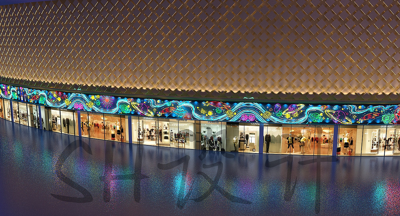 尧都万达商场幕墙亮化设计（图ZMjc0NzY1NzQ4） - 展陈设计 - 站酷设计师SH设计原创素材 - 站酷ZCOOL