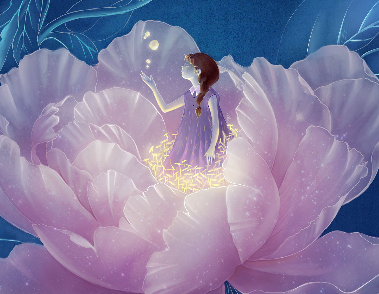 希望花开|插画|商业插画|ankelgame - 原创作品 - 站酷 (zcool)