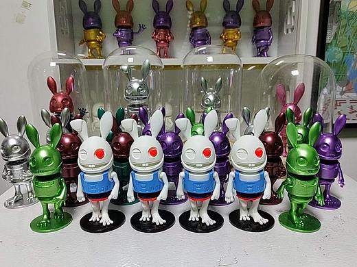 （曼兔）兔子原色 设计稿 原创手办 3D 打印模型设计