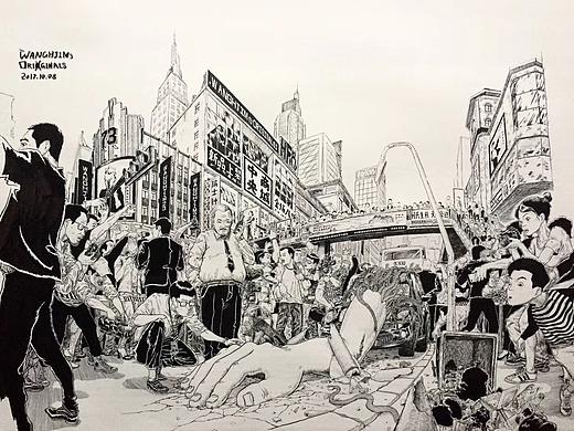 大事件（个人主页-ZMzM2NTY5MDg=） - 单幅漫画 - 站酷设计师CheeseGin原创素材 - 站酷ZCOOL