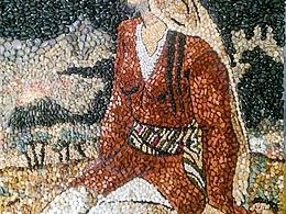 從沒(méi)見(jiàn)過(guò)這樣精美的石頭畫(huà)!