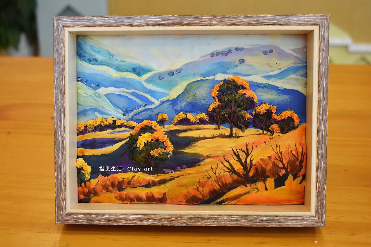 粘土浮雕画