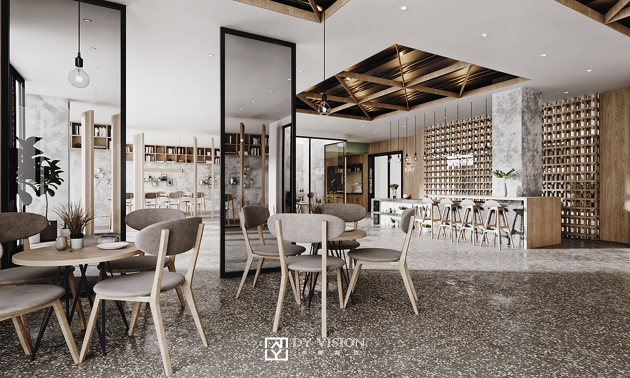 一套办公空间表现（图ZMTM4MTYyODA4） - 商业空间设计 - 站酷设计师Max点意原创素材 - 站酷ZCOOL