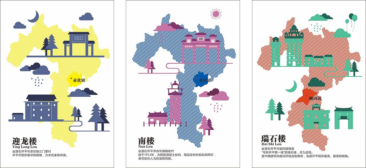 碉楼系列作品（图ZNjg2NDMwMjA=） - 图案 - 站酷设计师大鹏设计尸原创素材 - 站酷ZCOOL