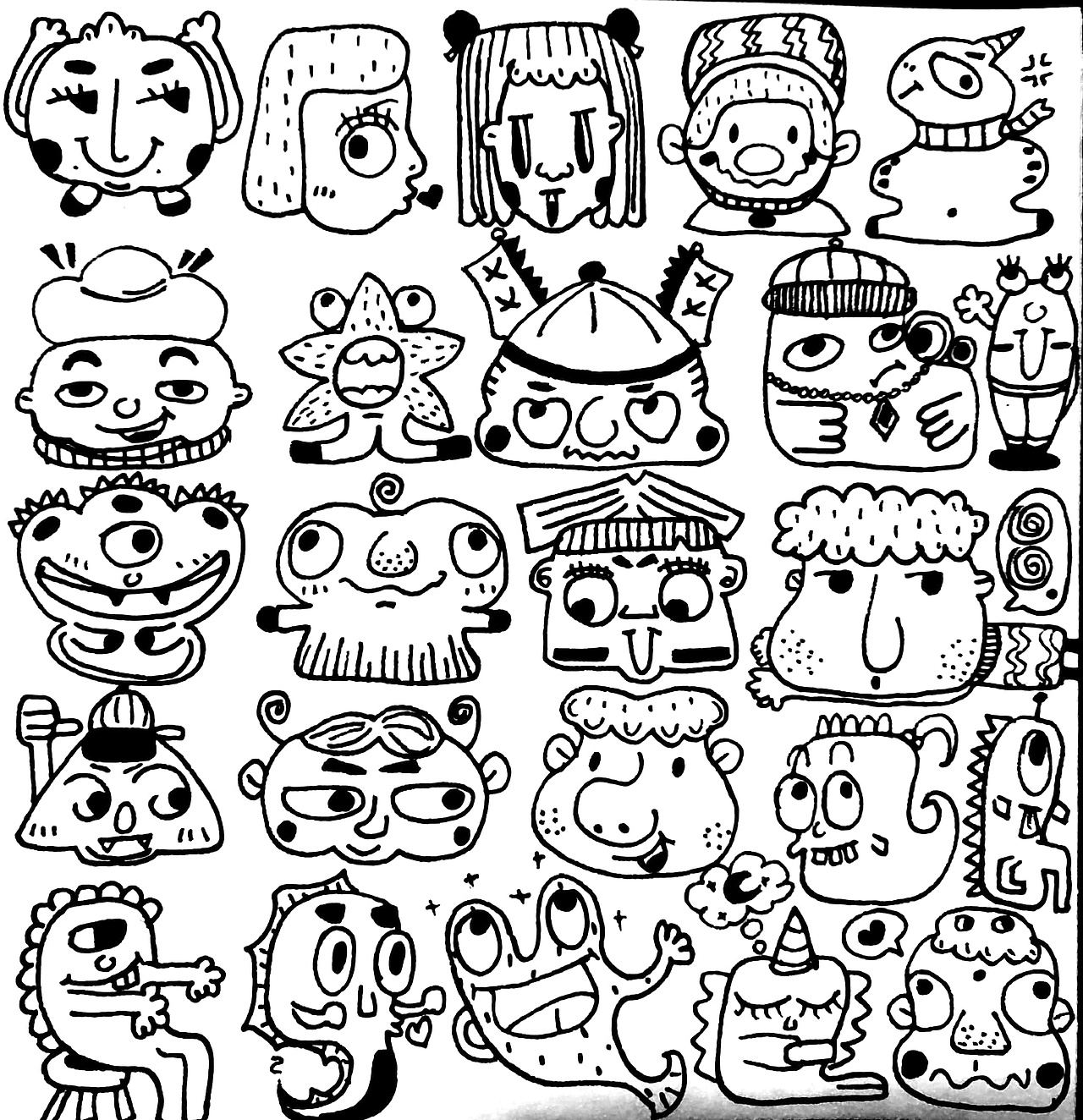 奇奇怪怪（圖ZMjMwODg5NTYw） - 新銳潮流插畫 - 站酷設(shè)計師橙子不甜iii原創(chuàng)素材 - 站酷ZCOOL