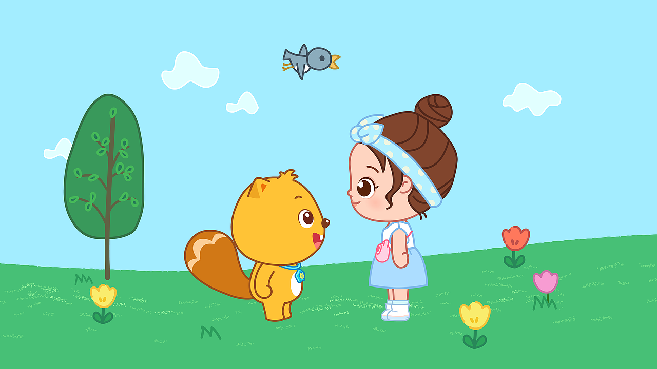 《有你就幸福》贝瓦儿歌mv_呜哩啦咔嘣momo-站酷zcool