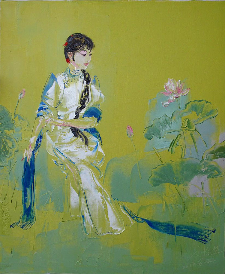 刘文进意向油画